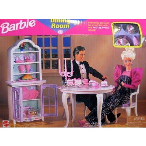Barbie(バービー) Doll All Around Home Dining Room Playset ドール 人形 フィギュア