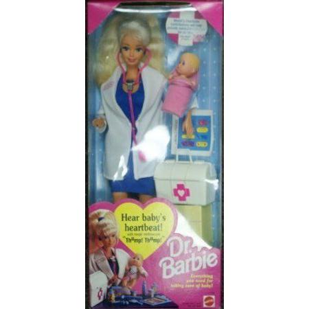 Barbie(バービー) Doll Dr. Barbie(バービー) BRUNETTE with 2 babies ドール 人形 フィギュア