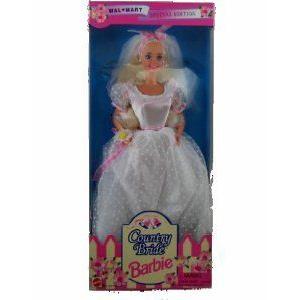 Barbie(バービー) Doll Special Edition Wal-mart Country Bride 1994 お人形さん あやつり人形 図形 フィギュア本体-フィギュア-ゲーム、おもちゃ