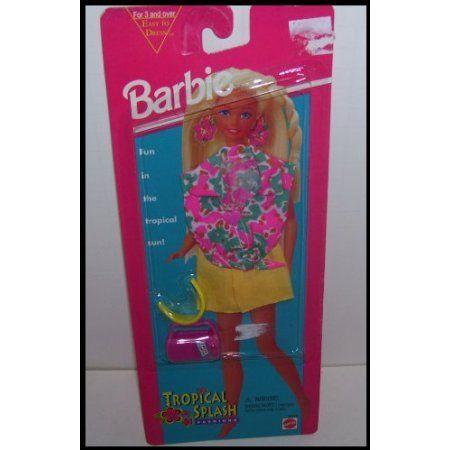 Barbie(バービー) Doll Tropical Splash Fashion Clothing Set with Shorts, Top, Radio \u0026 Yellow Sungla