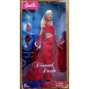 Barbie(バービー) Doll; Diamond Dazzle; with a Dazzling Necklace and Ring for You お人形さん あやつり人形 フィ フィギュア-フィギュア本体-ゲーム、おもちゃ