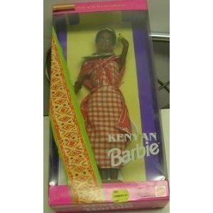 Barbie(バービー) Dolls of the World Collector Series Vintage (1993) Kenyan お人形さん あやつり人形 図形