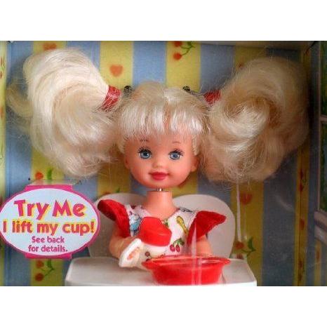 Barbie(バービー) Eatin' Fun KELLY Doll Playset (1997) ドール 人形 フィギュアの画像