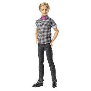 Barbie(バービー) Fashionistas Ken Checkered Shirt Doll お人形さん あやつり人形 図形
