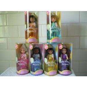 Barbie(バービー) Kelly Happy Birthday Complete Set of 6 Tea Party Dolls (2003) ドール 人形 フィギ
