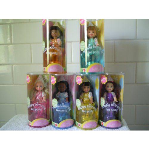Barbie(バービー) Kelly Happy Birthday Complete Set of 6 Tea Party Dolls (2003) ドール 人形 フィギ_1
