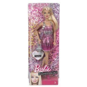 Barbie(バービー) Fashionistas Barbie(バービー) Doll - Pink and Silver Dress ドール 人形 フィギュア