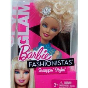 Barbie(バービー) Fashionistas Swappin' Styles Glam Head (Toy) ドール 人形 フィギュア