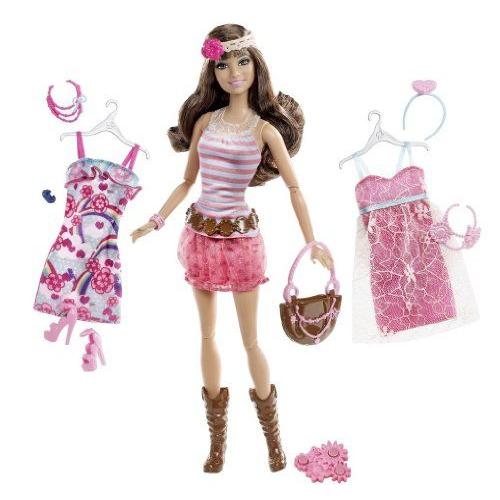 Barbie(バービー) Fashionistas Teresa Ultimate Wardrobe Boho Chic Doll ドール 人形 フィギュアの画像