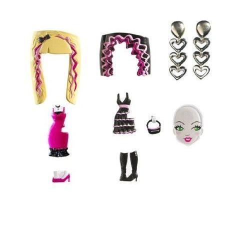 Barbie(バービー) Girls Glam Gowns Pack - Pink and Black お人形さん あやつり人形 図形 フィギュア本体-ゲーム、おもちゃ-フィギュア