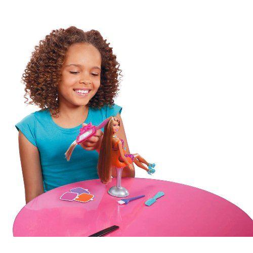 Barbie(バービー) Hairtastic Color Stylin African-American Doll ドール 人形 フィギュア_2