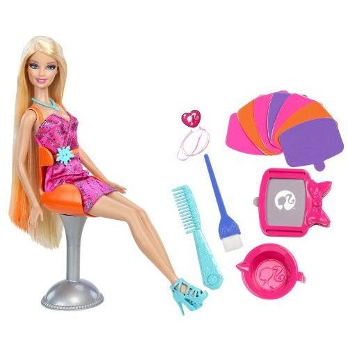 Barbie(バービー) Hairtastic Color Stylin Doll ドール 人形 フィギュアの画像