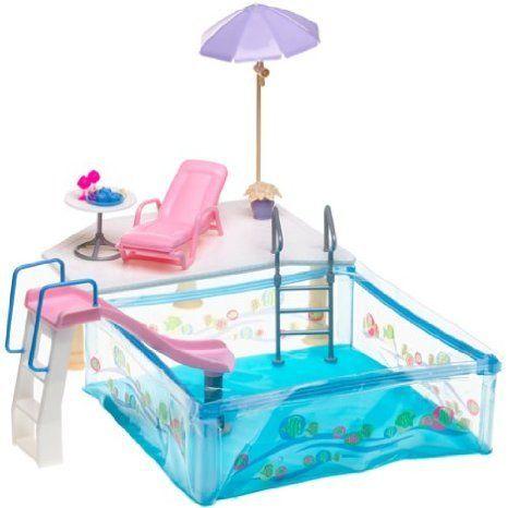 Barbie(バービー) Happy Family Splash 'n Slide Pool ドール 人形 フィギュア