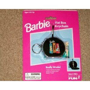 Barbie(バービー) Hat Box Keychain with Mini Barbie(バービー) Doll ドール 人形 フィギュア