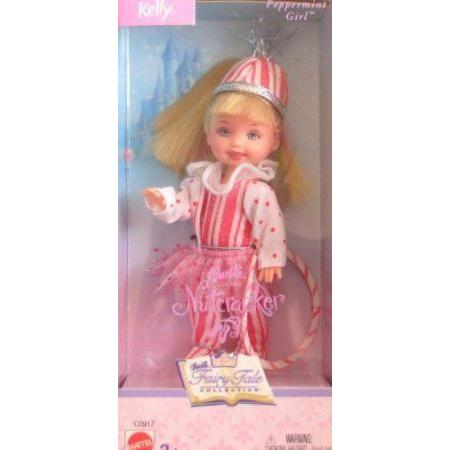 Barbie(バービー) Kelly as Peppermint Girl Nutcracker 4 Doll ドール 人形 フィギュア