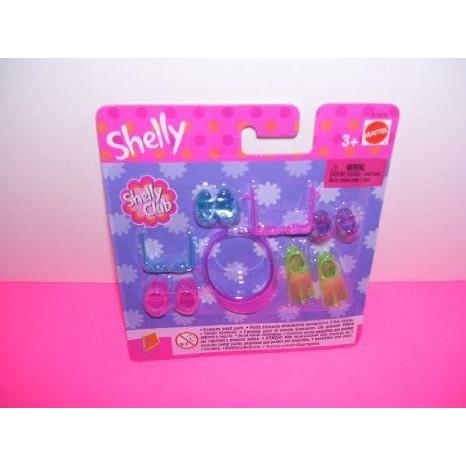Barbie(バービー) Kelly Shelly Club Swim Accessories Set お人形さん あやつり人形 図形 ゲーム、おもちゃ-フィギュア本体-フィギュア
