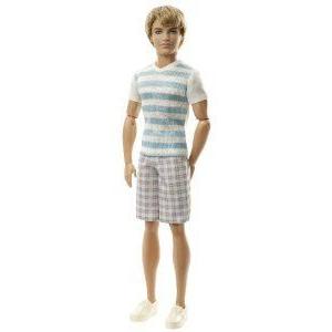 Barbie(バービー) Ken Fashionistas Ken Striped Shirt Doll お人形さん あやつり人形 図形 フィギュア本体-フィギュア-ゲーム、おもちゃ
