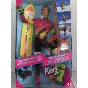 Barbie(バービー) Ken Winter Sport Snowboard Ski Skate Doll ドール 人形 フィギュア