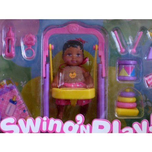 Barbie(バービー) KRISSY Swing 'n Play w AA Baby Krissy Doll \u0026 MORE! (2001) ドール 人形 フィギュア_2