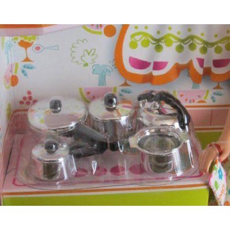 Barbie(バービー) LEARNS TO COOK Doll with Silver Tone Cookware GOLD LABEL Collectible Doll (2006)の画像