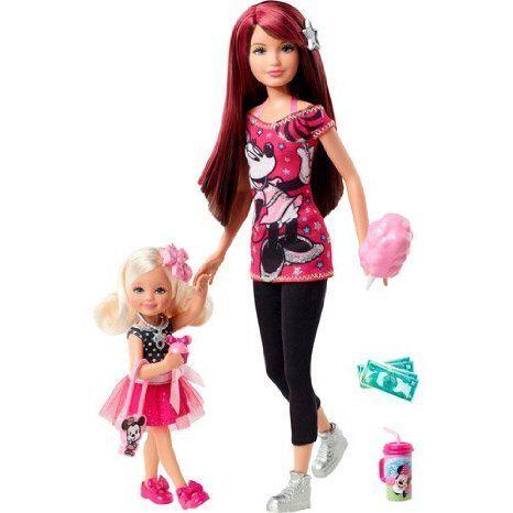 Barbie(バービー) Loves Disney (ディズニー)Skipper and Chelsea Dolls ドール 人形 フィギュア