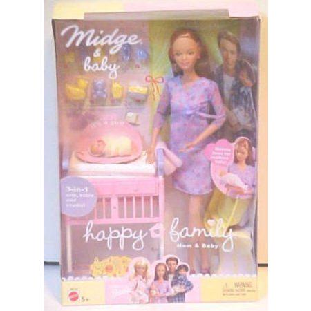 Barbie(バービー) Midge & Baby Happy Family ドール 人形 フィギュア 