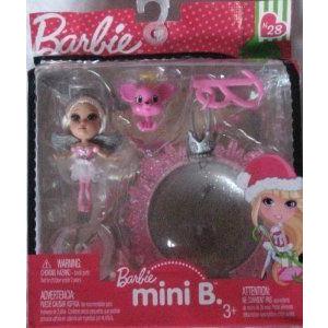 Barbie(バービー) Mini B Pink Christmas Ornament お人形さん あやつり人形 図形 ゲーム、おもちゃ-フィギュア本体-フィギュア
