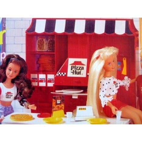 Barbie(バービー) Pizza Party! SKIPPER Pizza Shop Playset (1995 Arcotoys, Mattel) ドール 人形 フィの画像