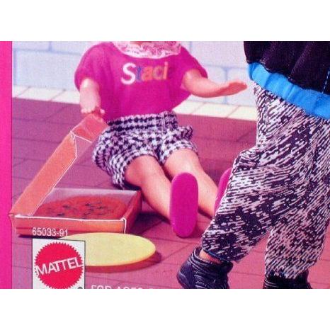 Barbie(バービー) Pizza Party! SKIPPER Pizza Shop Playset (1995 Arcotoys, Mattel) ドール 人形 フィの画像