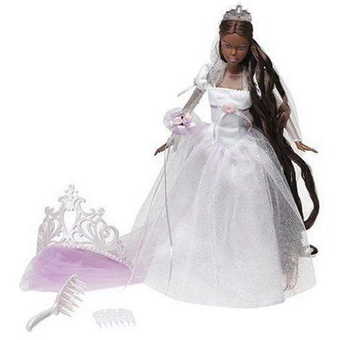 black rapunzel doll
