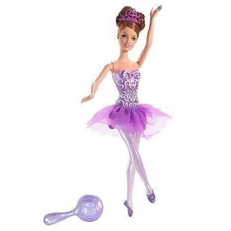 Barbie(バービー) Purple Ballerina Doll ドール 人形 フィギュア