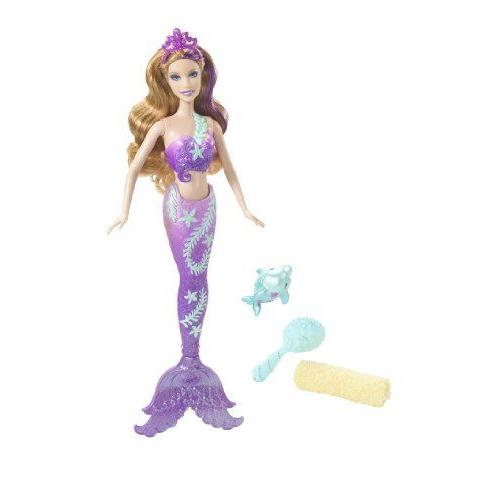 Barbie(バービー) Splash \u0026 Style Mermaid Doll with Dolphin ドール 人形 フィギュア_1