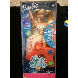 Barbie(バービー) Star Splash Doll お人形さん あやつり人形 図形 フィギュア-ゲーム、おもちゃ-フィギュア本体
