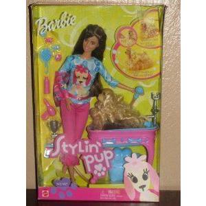 Barbie(バービー) Stylin Pup, Brunette お人形さん あやつり人形 図形 ゲーム、おもちゃ-フィギュア