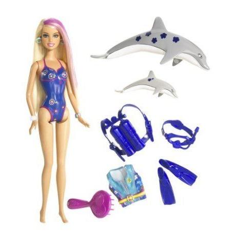 Barbie(バービー) Surfs-Up Color Change Diver ドール 人形 