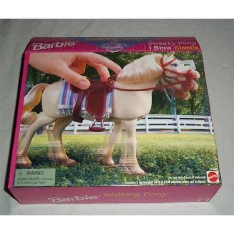 Barbie(バービー) Sweety Walking Pony Barbie(バービー) Riding Club NIB 1997 お人形さん あやつり人形 図形 ゲーム、おもちゃ-フィギュア