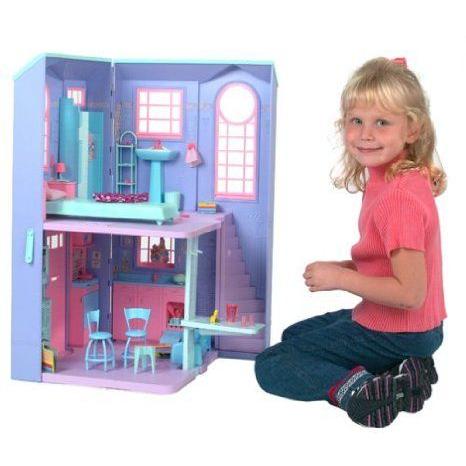 Barbie(バービー) TALKING TOWNHOUSE Playset TOWN HOUSE w LIGHTS， SOUNDS & More! (2002) ドール 人形
