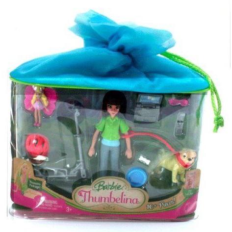 Barbie(バービー) Thumbelina Mini Doll Playset ドール 人形 フィギュア