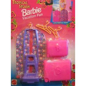 Barbie(バービー) Tropical Splash Vacation Fun Accessories w Tropical Scent (1994 Arcotoys, Mattel)