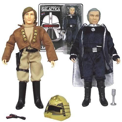 Battlestar Galactica Lt. Starbuck and Cdr. Adama Figures フィギュア 人形 おもちゃ｜worldfigure