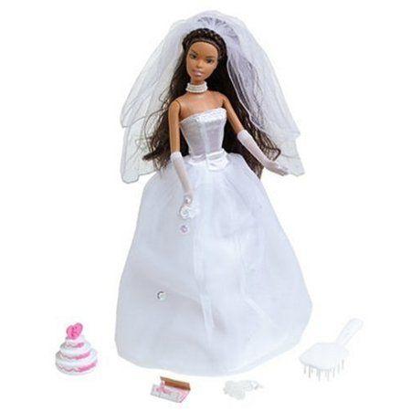 Beautiful Bride Barbie(バービー) Doll African American ドール 人形 フィギュア