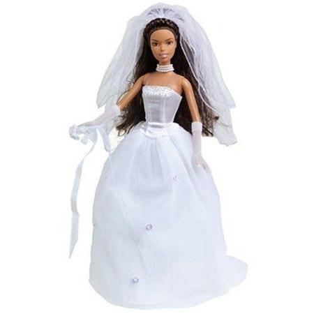 Beautiful Bride Barbie(バービー) Doll African American ドール 人形 フィギュア_1