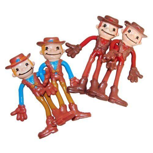 Bendable Cowboy Assortment (1 dz) フィギュア ダイキャスト 人形