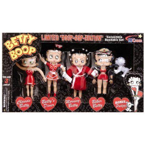 Bendables: Limited-Edition Betty Boop Boxed Set フィギュア おもちゃ 人形