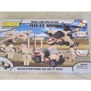 Best Lock Military Tank/ヘリコプター Construction Toy ブロック おもちゃ