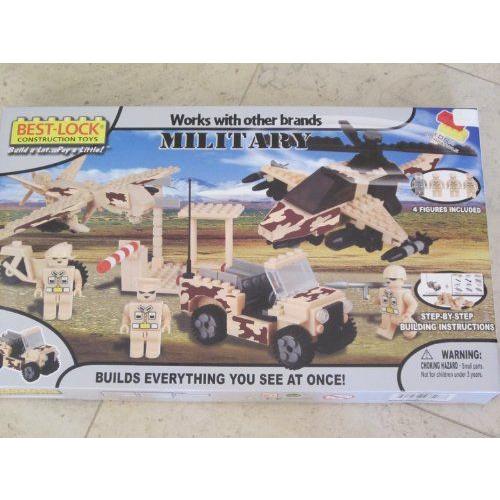Best Lock Military Tank/ヘリコプター Construction Toy ブロック おもちゃ_1