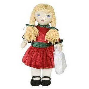 Best Pals Janet Christmas 16 Rag Doll w/ Nightgown and Tote ドール 人形 フィギュア