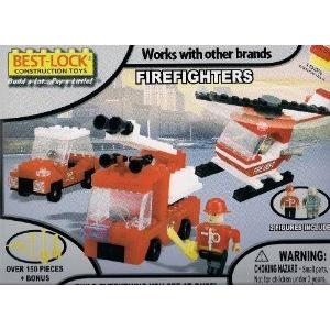 Best-Lock Firefighters Construction Set 立ちはだかる 手あそび フィギュア本体-フィギュア-ゲーム、おもちゃ