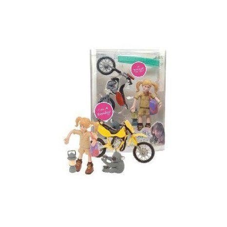Bindi Outback Adventure Set - Bendable フィギュア with a Rubber Bracelet for you