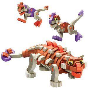 Bloco Toys Ankylosaur and Young Raptors Building Kit ブロック おもちゃ